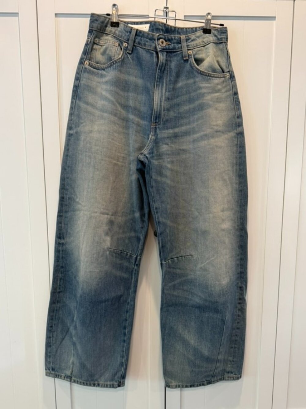 ZARA High-Rise Straight Leg Jeans Light Wash US 4 / EU 36